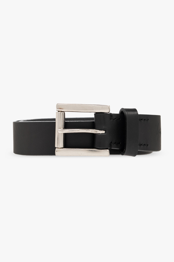 Black Leather belt Yohji Yamamoto - Vitkac GB